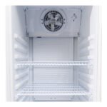 ثلاجة يوجين عرض 11.5 قدم باب زجاج - ابيض