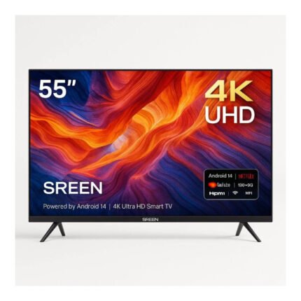 شاشة 55 بوصة سرين سمارت 4K UHD – LED