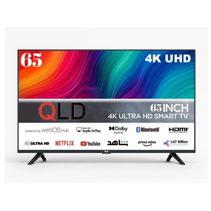 شاشة QLD سمارت 65 بوصة 4K UHD - DLED شاشة QLD سمارت 65 بوصة 4K UHD - DLED