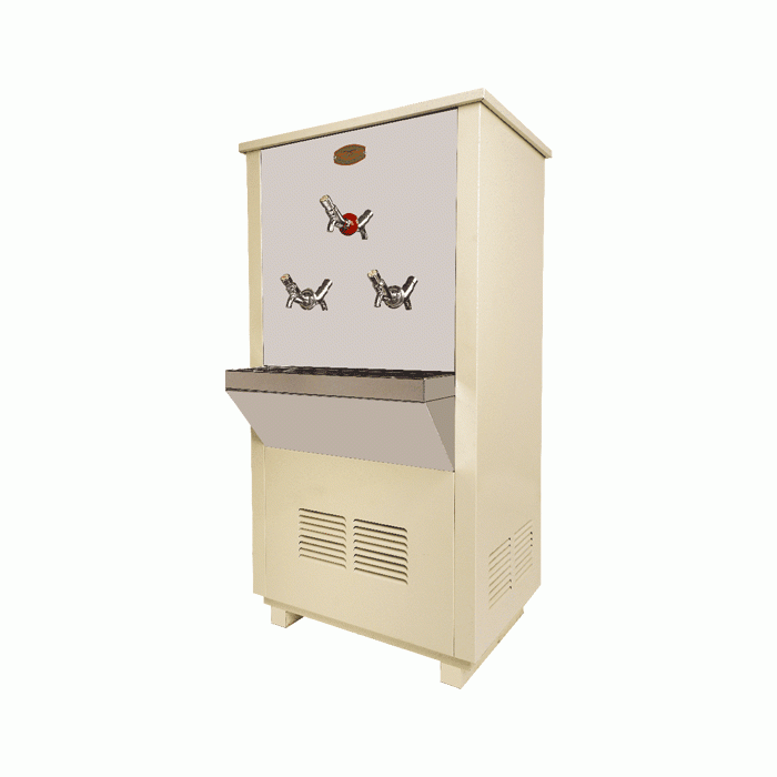 برادة مياه سبيل صقر الجزيرة 90 لتر 3 بزبوز - بيج