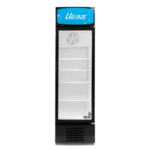 ثلاجة يوجين عرض 13.4 قدم باب زجاج - اسود