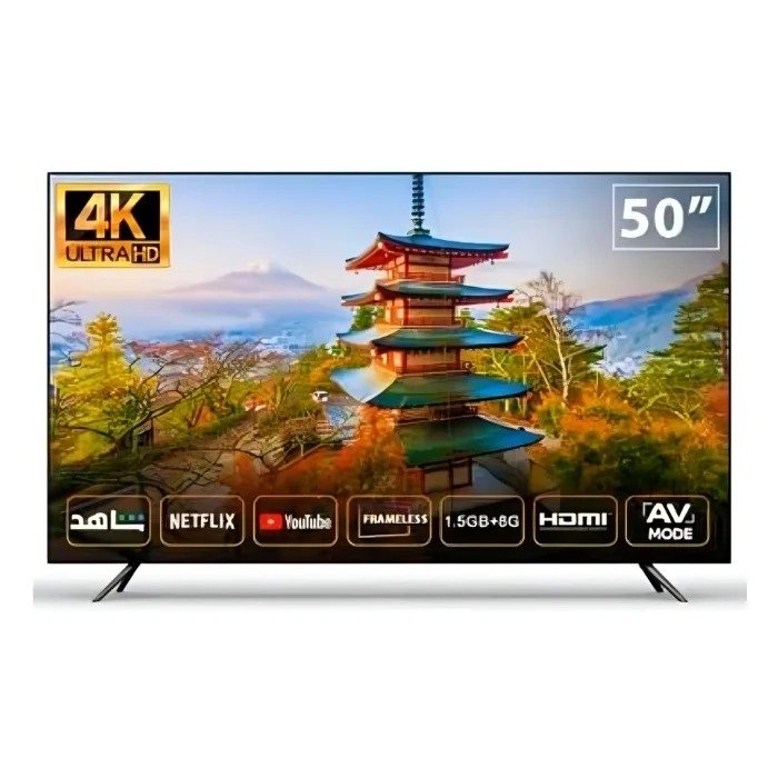 شاشة دبليو بوكس 50 بوصة سمارت 4K - LED شاشة دبليو بوكس 50 بوصة سمارت 4K - LED
