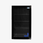 ثلاجة يوجين عرض 3 قدم باب زجاج – اسود